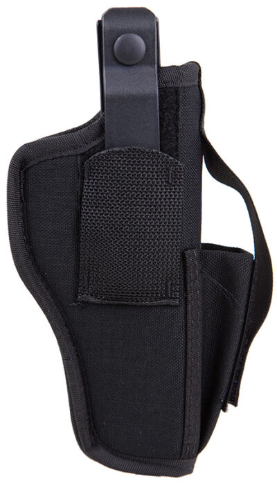 Blackhawk 40AM03BK Multi-Use with Mag Pouch OWB 4.5″-5″ Lg Auto Nylon Black