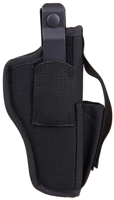 Blackhawk 40AM03BK Multi-Use with Mag Pouch OWB 4.5"-5" Lg Auto Nylon Black