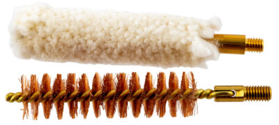 Bronze Bristle Bore Brush & Cotton Swab .50 Caliber BRONZE BRISTLE BORE BRUSH & COTTON SWAB .50 CALIBER