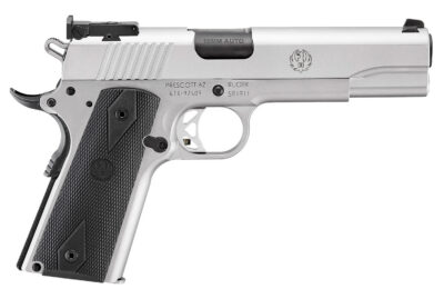 Ruger 6739 SR1911 Target 10mm Auto 5″ 8+1 Low-Glare Stainless Black Rubber Grip