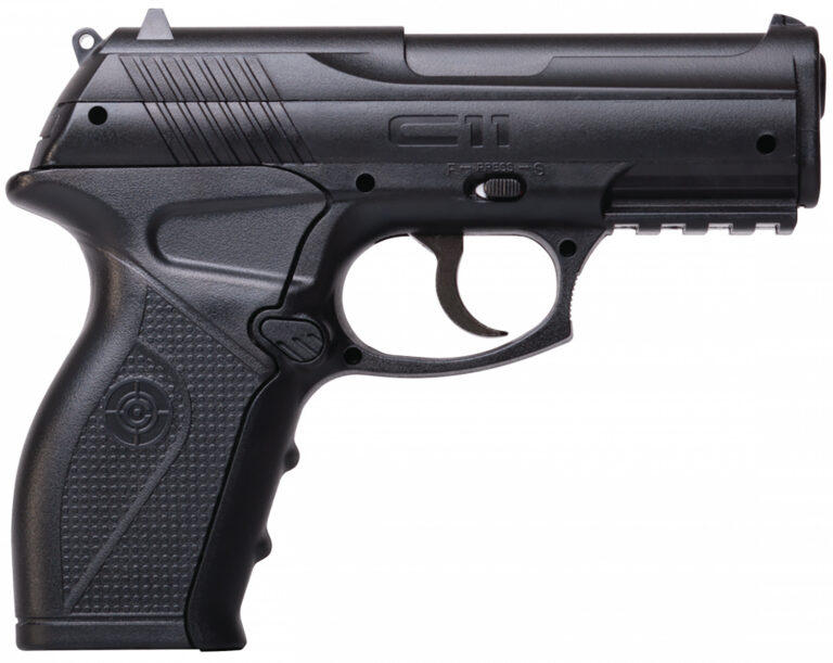 Crosman C11 C11 Air Pistol CO2 177 18+1 Black Polymer Grips