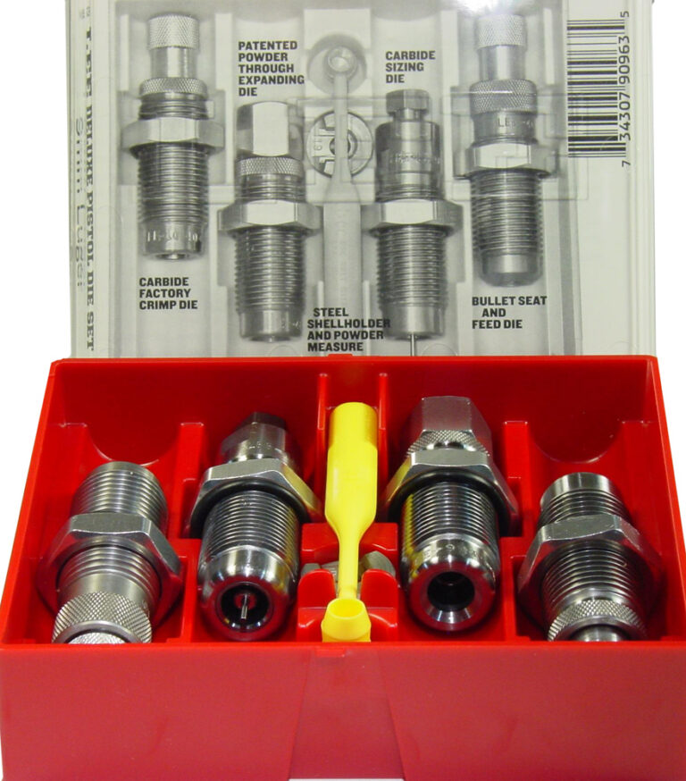 4 DIE - DELUXE PISTOL DIE SET 45 ACP CARBIDE 4-DIE SET