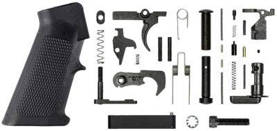 Aero Precision APRH100029 Standard AR-15 Black Hardcoat Anodized Lower Part Kit