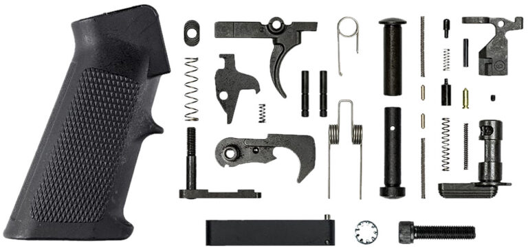 Aero Precision APRH100029 Standard AR-15 Black Hardcoat Anodized Lower Part Kit