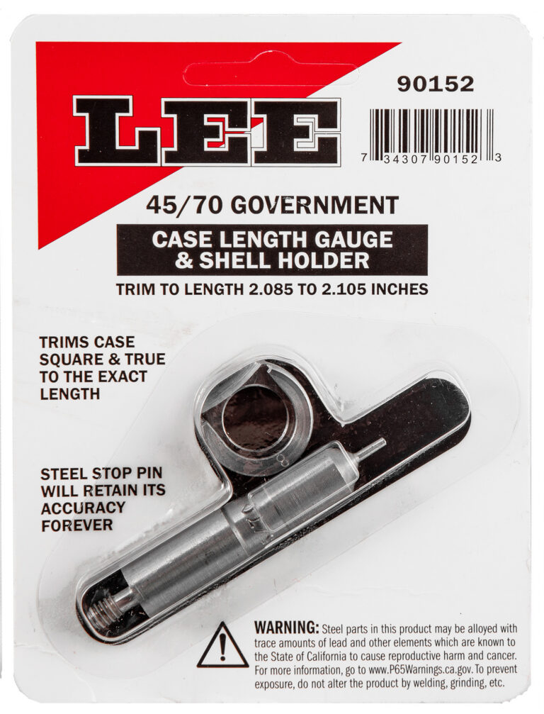 CASE LENGTH GAUGES LEE LENGTH GAUGE/ SHELLHOLDER, 45/70 GOVERNMENT