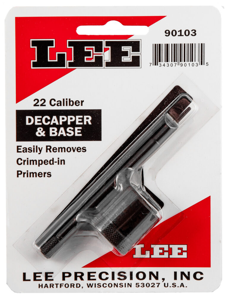 Lee Precision 90103 Decapper & Base 22 Caliber
