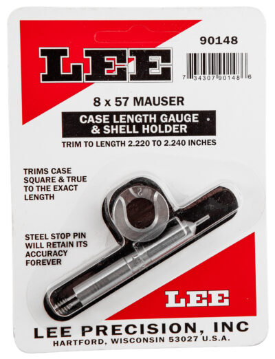 CASE LENGTH GAUGES LEE LENGTH GAUGE/ SHELLHOLDER, 8X57 MAUSER
