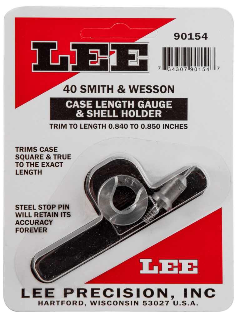 CASE LENGTH GAUGES LEE LENGTH GAUGE/ SHELLHOLDER, .40 S&W