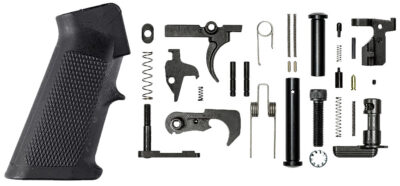 Aero Precision APRH100160 Standard 308 Win Black A2 Pistol Grip Safety Selector Switch Safety Black Lower Parts Kit