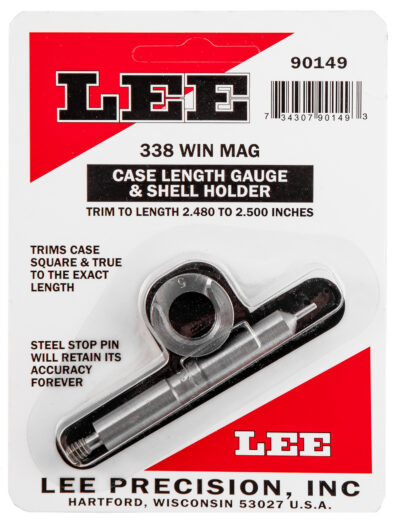 CASE LENGTH GAUGES LEE LENGTH GAUGE/ SHELLHOLDER, .338 WIN MAG