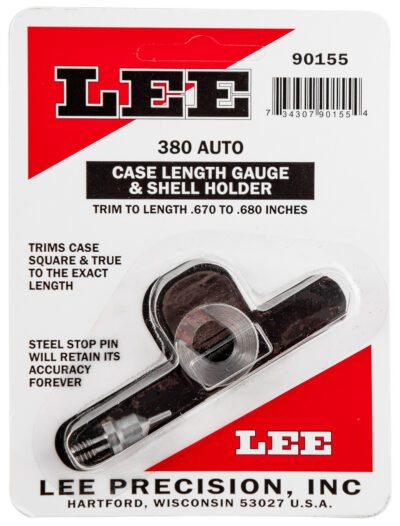 CASE LENGTH GAUGES LEE LENGTH GAUGE/SHELLHOLDER 380 AUTO