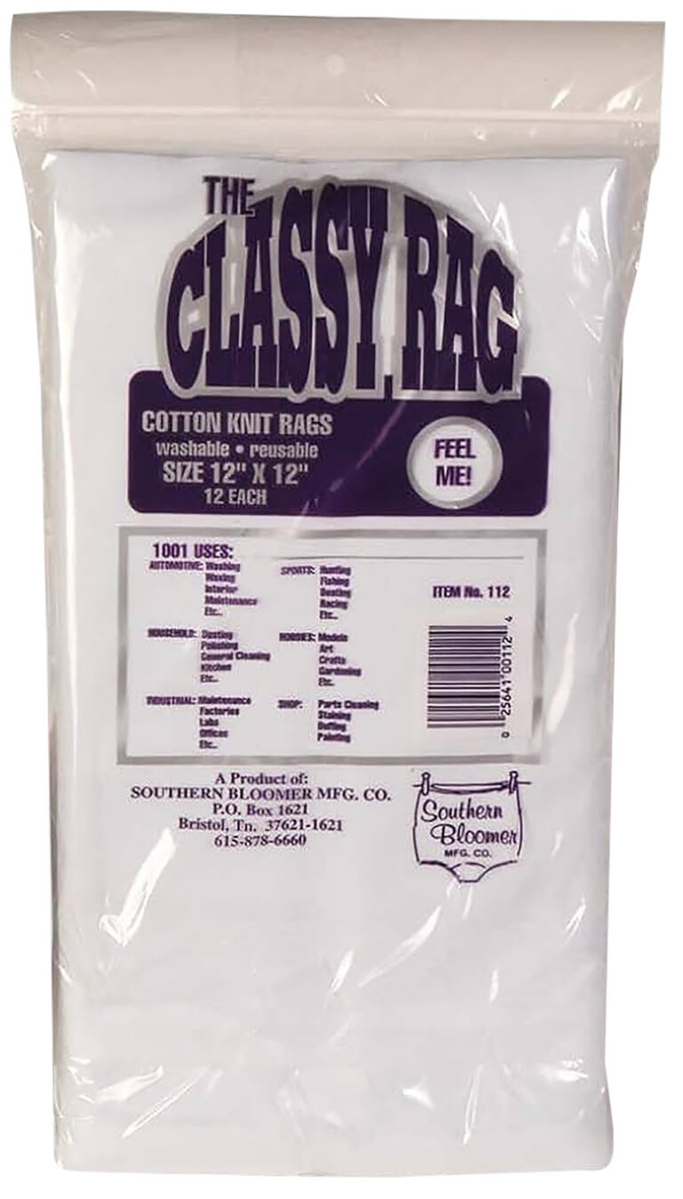 Southern Bloomer 112 Cleaning Patches  Cotton 12" x 12" 12 Per Bag