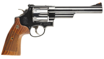 Smith & Wesson 150145 Model 29 Classic N-Frame Frame 44 S&W Spl/44 Rem Mag 6 Shot 6.50″ Blued Carbon Steel Barrel, Cylinder & Frame, Wood Grip, Exposed Hammer
