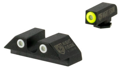 Night Fision GLK00207YGWG Night Sight Set Square Front/U-Notch Rear Glock 20/21/