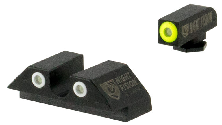 Night Fision GLK00207YGWG Night Sight Set Square Front/U-Notch Rear Glock 20/21/