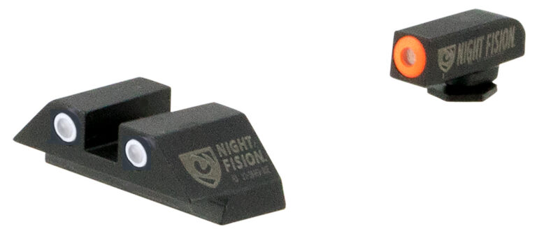 Night Fision GLK003003OGW Night Sight Set Square fits Glock 42, 43 Square Green