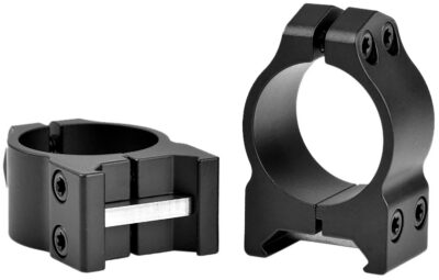 Warne 200M Vertical Rings Maxima Matte Black 1″ Low 0 MOA