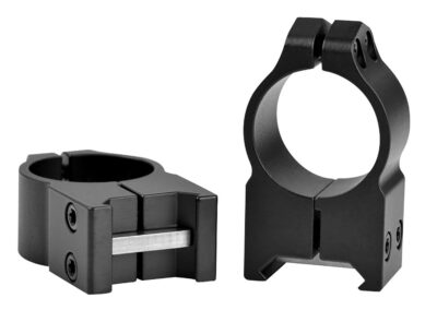 Warne Maxima Vertical PA Scope Rings Matte Black 1 in. High