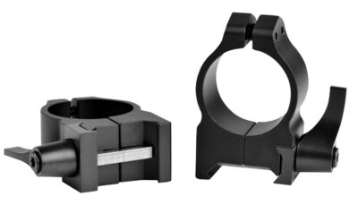Warne 201LM Vertical Rings Maxima Matte Black 1″ Medium Quick Detach 0 MOA