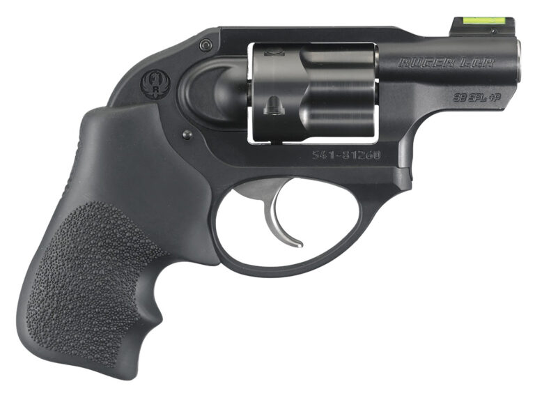 Ruger 5418 LCR  38 Special +P 5 Shot 1.87" Matte Black Barrel, Black PVD Cylinder, Matte Black Aluminum Frame, Hogue Tamer Monogrip Grip, Concealed Hammer