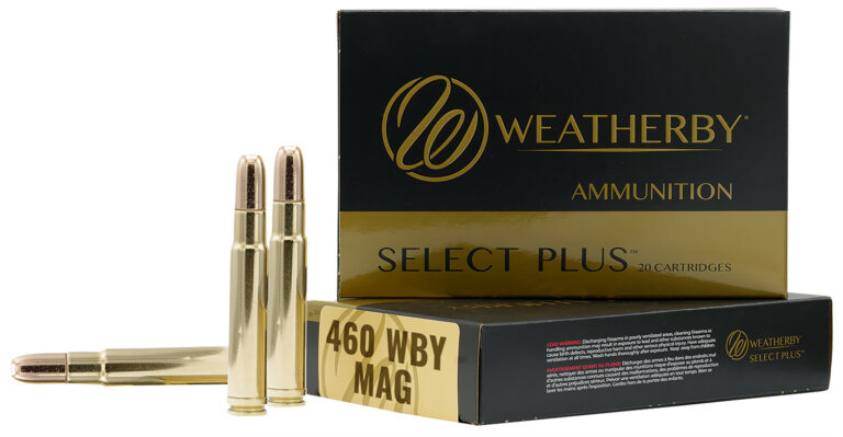 Weatherby B460450TSX Select Plus  460 Wthby Mag 450 gr Barnes TSX Lead Free 20 B