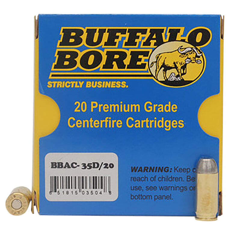 Buffalo Bore Ammunition 35D/20 Pistol 460 Rowland 255 gr Hard Cast Flat Nose (H