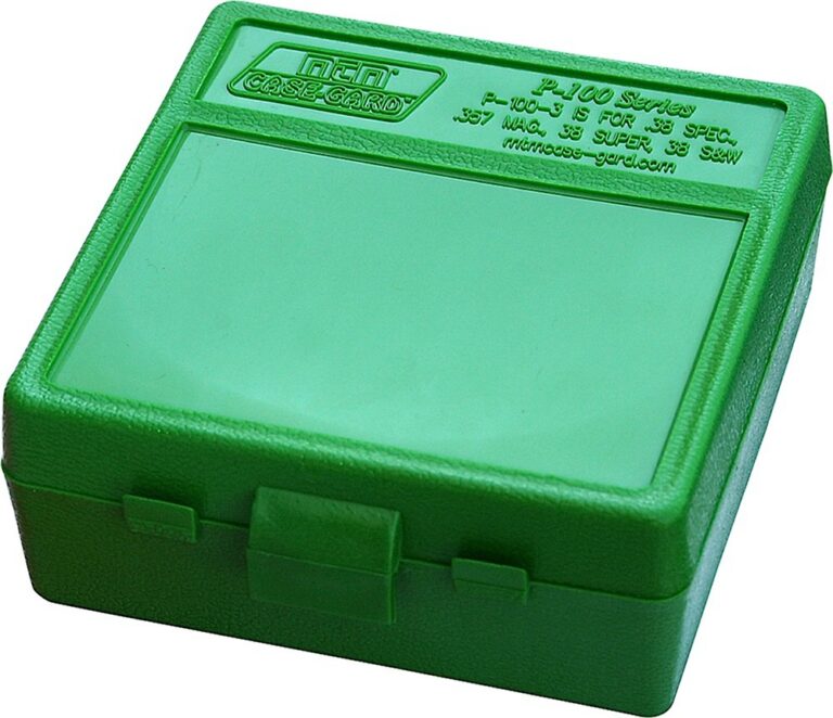 MTM Ammo Box 100 Round Flip-Top 38 - 357 MTM AMMO BOX 100 ROUND FLIP-TOP 38 - 357