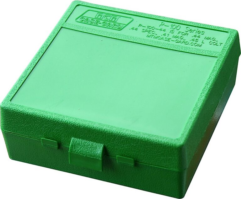 MTM Ammo Box 100 Round Flip-Top 41 44 45 LC MTM AMMO BOX 100 ROUND FLIP-TOP 41 44 45 LC