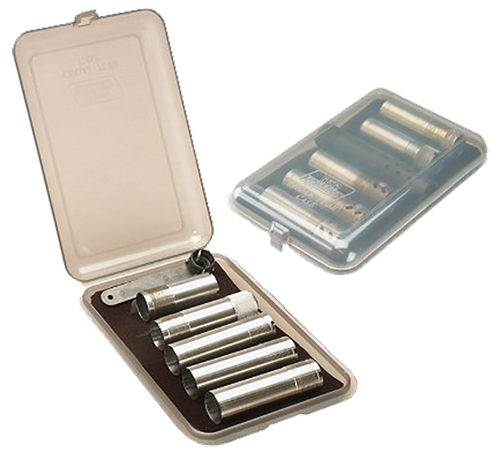 MTM CHOKE TUBE CASE HOLDS 6 EXTENDED CHOKES CLR-SMOKE