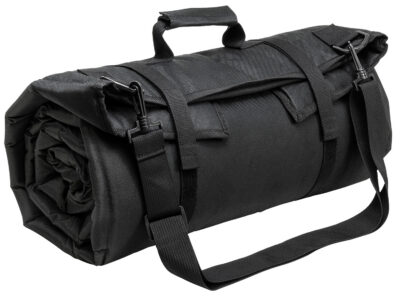 NcStar CVSHMR2957B Roll Up Shooting Mat  Black PVC 69″L x 35″ H