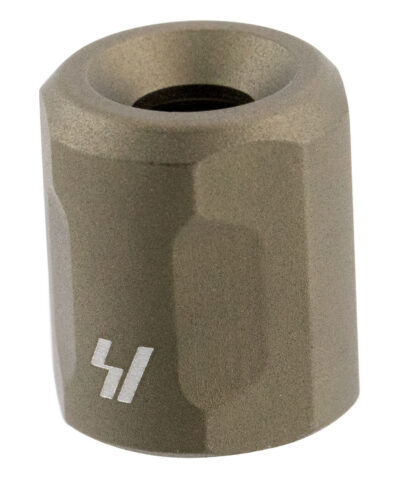 Strike BCTPFDE Barrel Thread Protector  223 Rem/5.56x45mm NATO AR Platform Flat Dark Earth Aluminum 1/2″-28 tpi