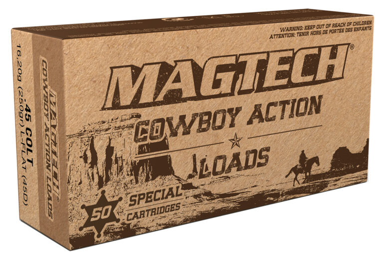 Magtech 45D Cowboy Action 45 Colt (LC) 250 gr Lead Flat Nose (LFN) 50 Bx/ 20 Cs