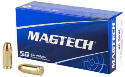 Magtech 40B Range/Training 40S&W 180gr Full Metal Jacket Flat Nose 50 Per Box/20 Case