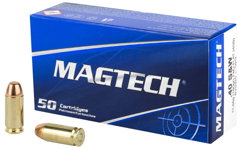 Magtech 40B Range/Training 40S&W 180gr Full Metal Jacket Flat Nose 50 Per Box/20 Case