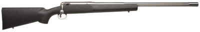 Savage Arms 18148 12 LRPV Full Size 22-250 Rem 1rd 26″ Matte Heavy Fluted Barrel, Matte Stainless Steel Receiver w/Picatinny Rail, Matte Black HS Precision w/V-Block Synthetic Stock, Right Hand