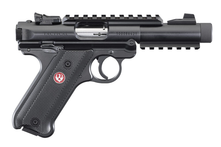 Ruger 40150 Mark IV Tactical 22 LR 4.40" 10+1 Black Oxide Black Checkered Polyme