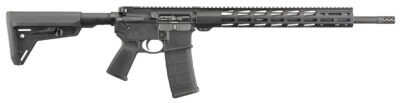Ruger 8514 AR-556 MPR 223 Rem 18″ 30+1 Black Hard Coat Anodized Magpul MOE SL St