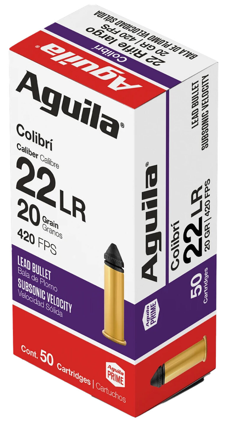Aguila 1B222337 Special Colibri 22 LR 20 gr Colibri Lead 50 Bx/ 100 Cs
