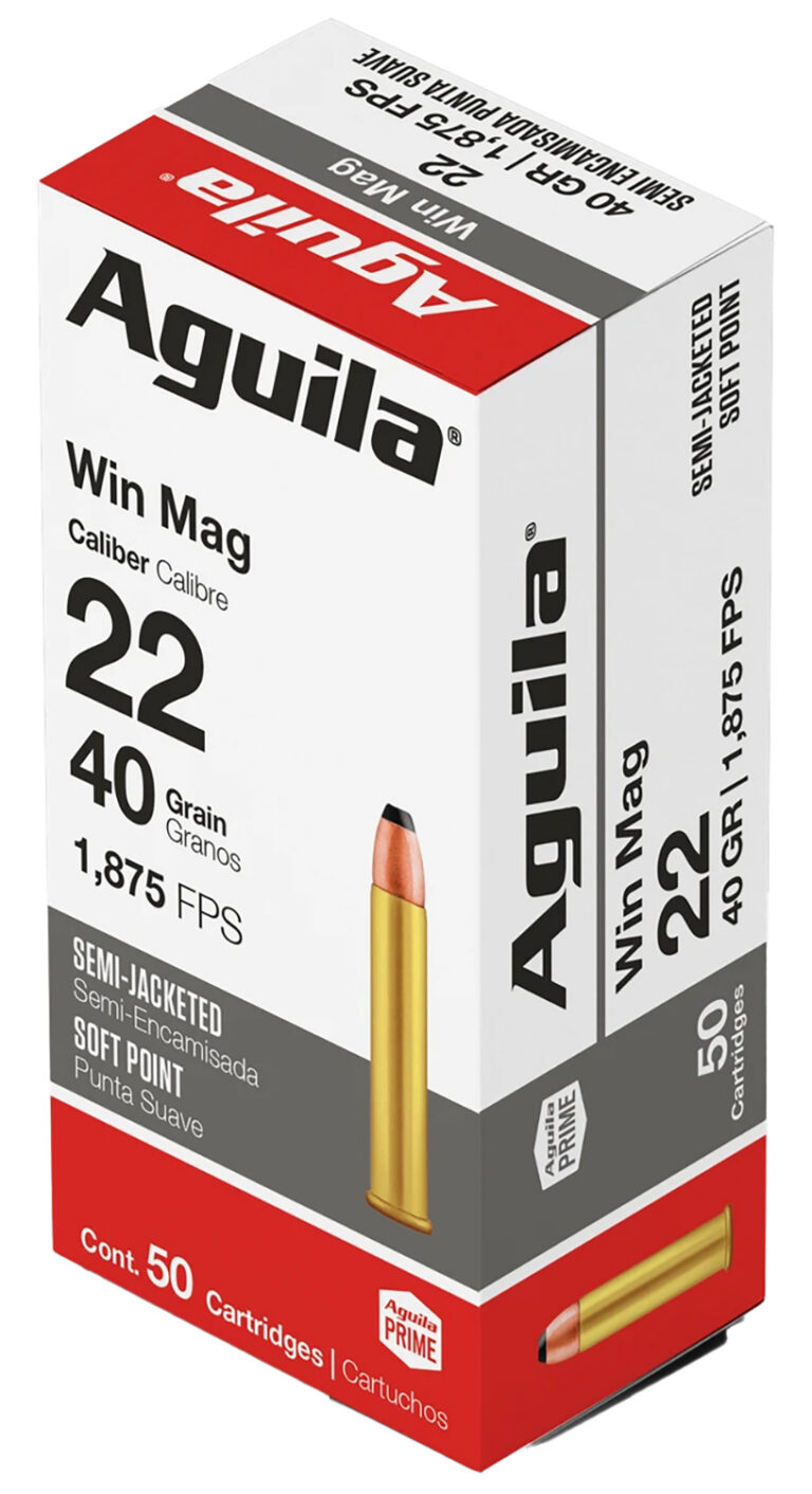Aguila 1B222401 Special Silver Eagle 22 Mag 40 gr Sierra GameKing Boat-Tail Soft
