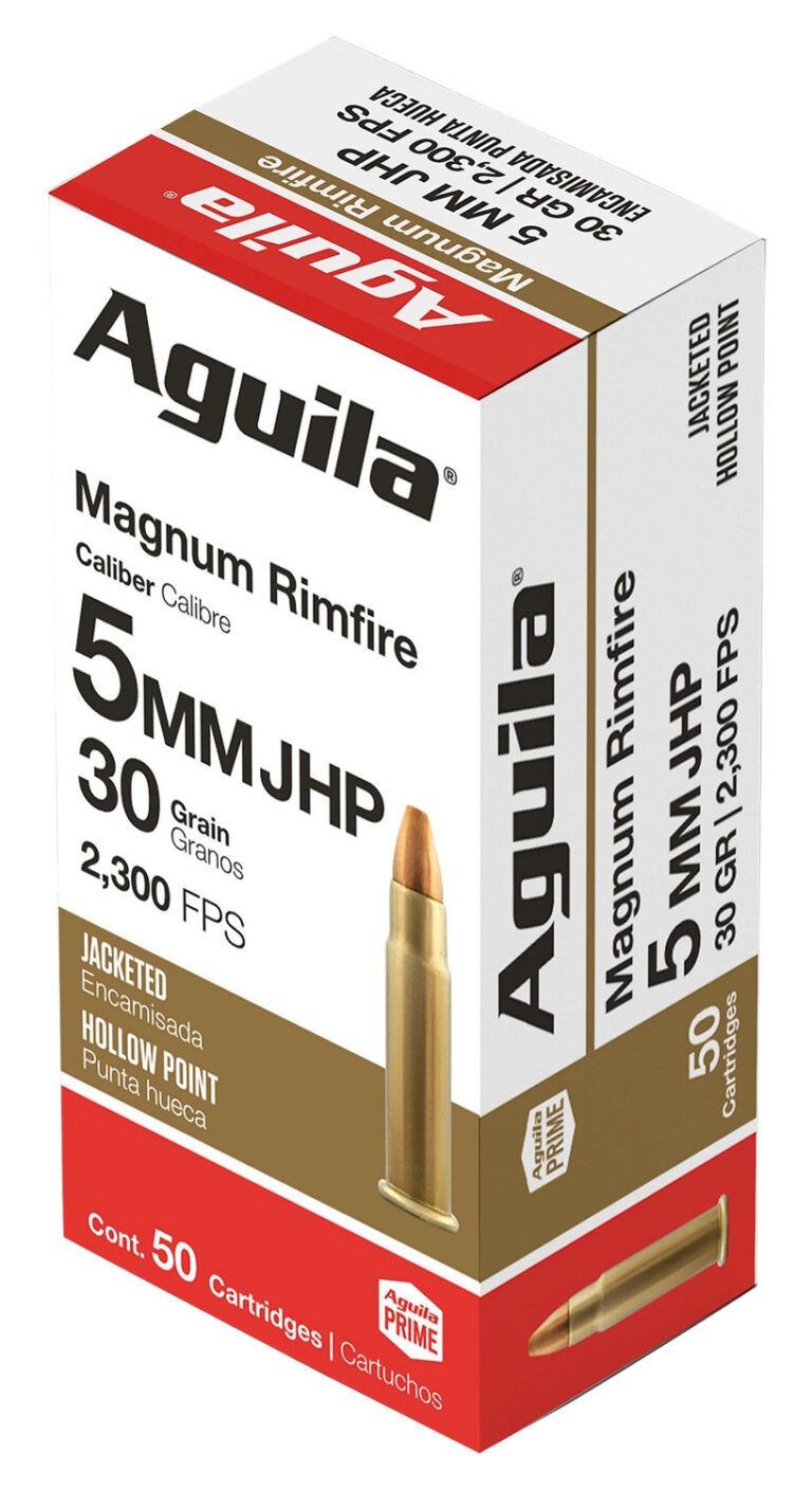 Aguila 1B222405 Special 5mm Rem Rimfire Mag 30 gr Semi-Jacketed Hollow Point (S