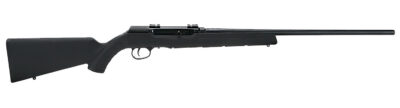 Savage Arms 47200 A22 Target Sporter Full Size 22 LR 10+1 22″ High Luster Button Rifled Barrel, High Luster Drilled & Tapped Carbon Steel Receiver, Matte Black Fixed Synthetic Stock, Right Hand