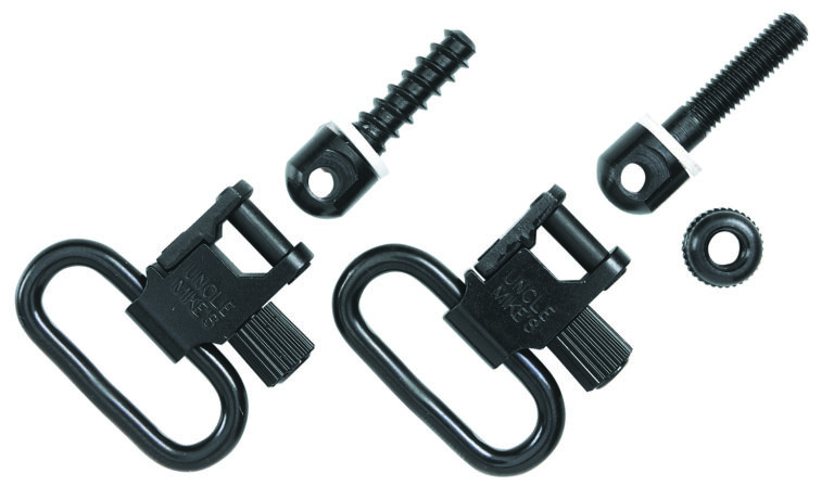 Uncle Mike's MO10022 Super Swivel Quick Detach 115 Tri-Lock Nickel 1"