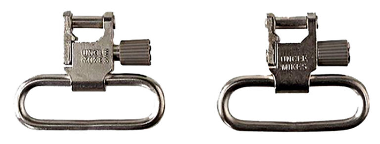 Uncle Mikes 14622 Rifle Swivels 1" Quick Release Nickel Ruger 10/22