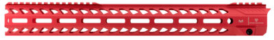 Strike STRIKERAIL Strike Rail  AR-15 Red Aluminum 17″ M-LOK