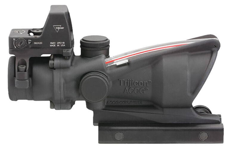 ACOG 223 BDC 4X32MM FIXED RIFLE SCOPE WITH RMR TYPE 2 ACOG 223 BDC 4X32MM FXD RED CHEVRON BLK W/TA51 & RMR TYPE 2