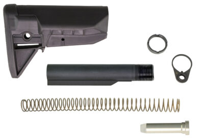 AR-15 BCMGUNFIGHTER MOD 0 SOPMOD STOCK ASSY COLLAPSIBLE MIL-SPEC MOD 0 SOPMOD STOCK ASSY COLLAPSIBLE MIL-SPEC BLK
