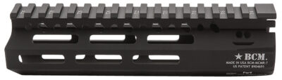 BCM MCMR7556BLK BCMGunfighter MCMR 7″ M-LOK, Free-Floating Style Made of Aluminum with Black Anodized Finish for AR-Platform