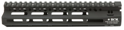 BCM MCMR9556BLK BCMGunfighter MCMR 9″ M-LOK, Free-Floating Style Made of Aluminum with Black Anodized Finish for AR-Platform