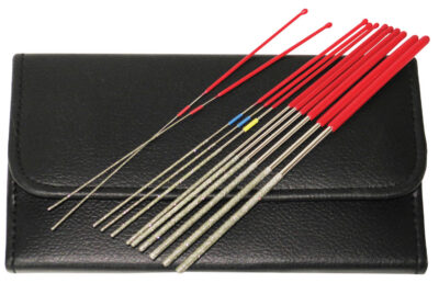 RamRodz 60021 Pro-Series Micro File Diamond Coated 9″ Long 12 PK Includes Case