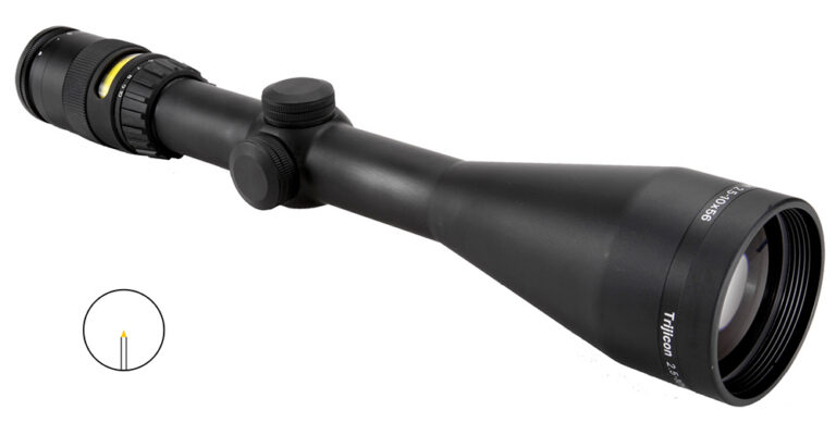 Trijicon 200022 AccuPoint 2.5-10x 56mm Obj 37.60-10.10 ft @ 100 yds FOV 30mm Tu
